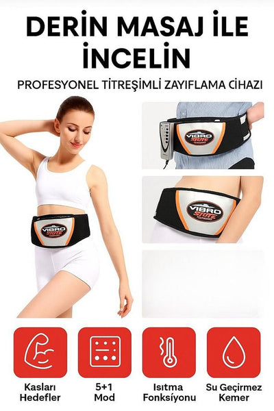 Vibro® Pro Titreşimli Zayıflama Kemeri
